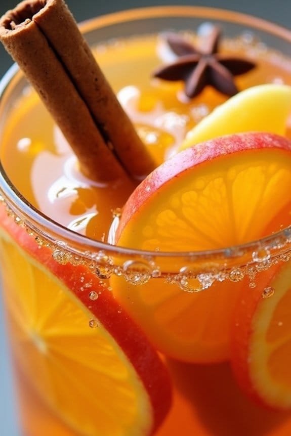 holiday spiced apple sangria