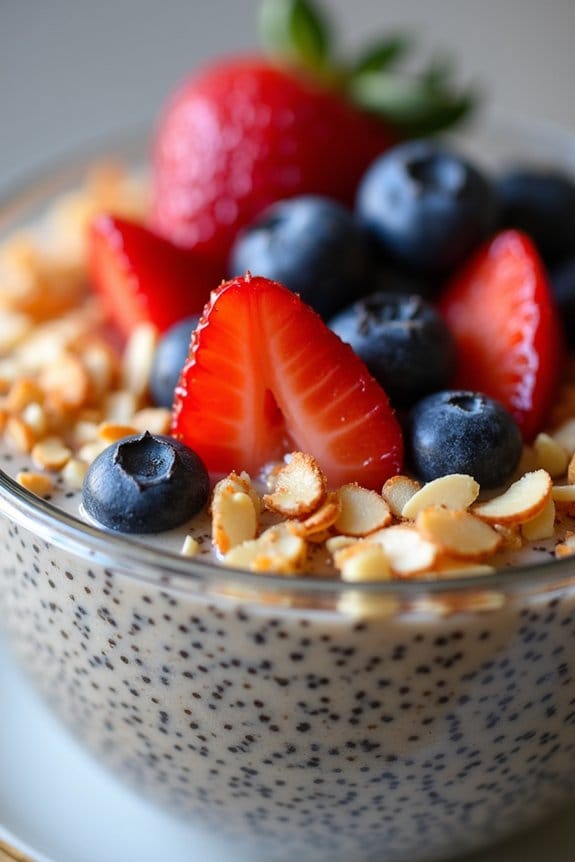 holiday spiced chia pudding
