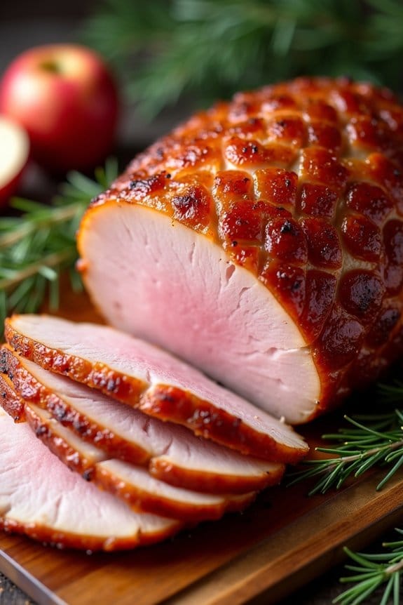 honey glazed christmas ham