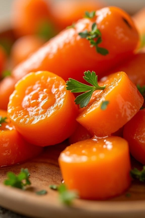 honey glazed festive carrots recipe