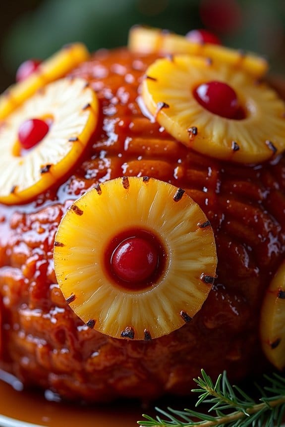 honey glazed festive ham recipe