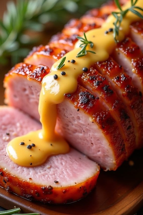 honey glazed festive ham recipe