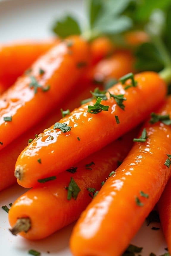 honey mustard glazed carrots