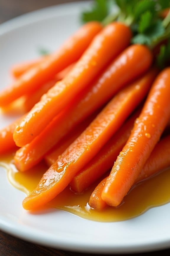 honey mustard glazed carrots recipe