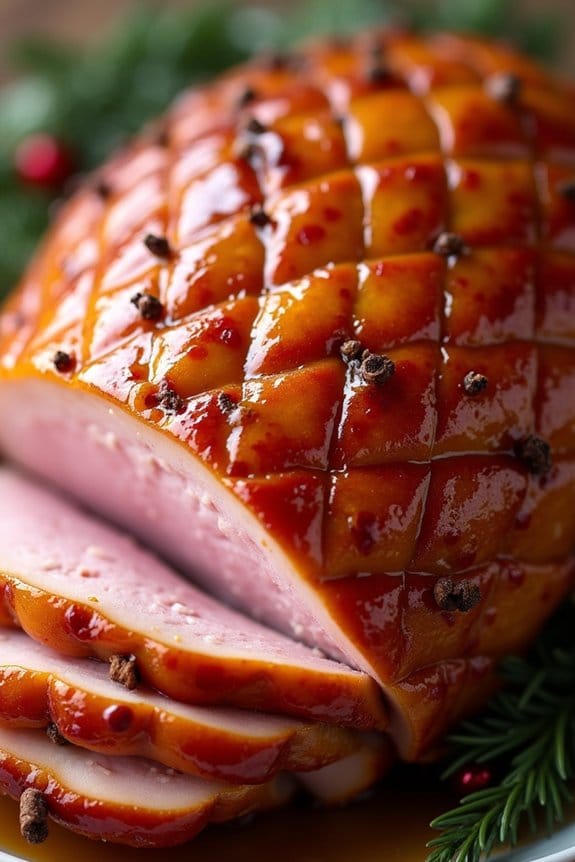 honey mustard glazed ham