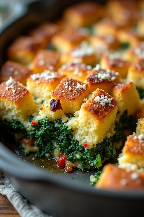 kale and goat cheese casserole