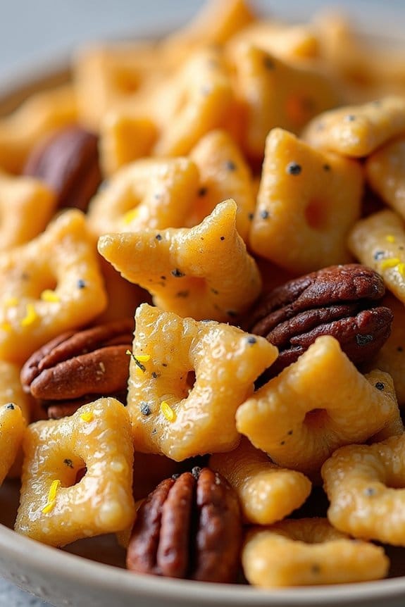 lemon chia chex mix