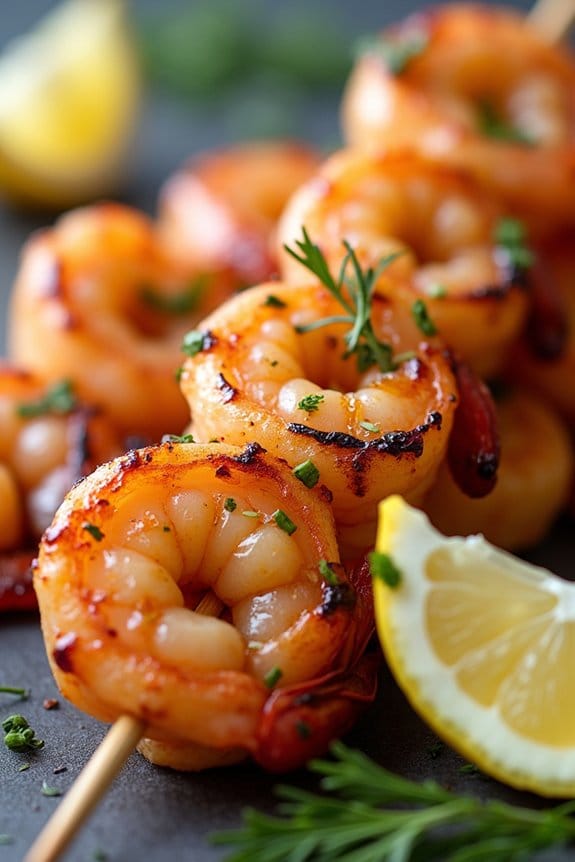 lemon dill shrimp skewers delight
