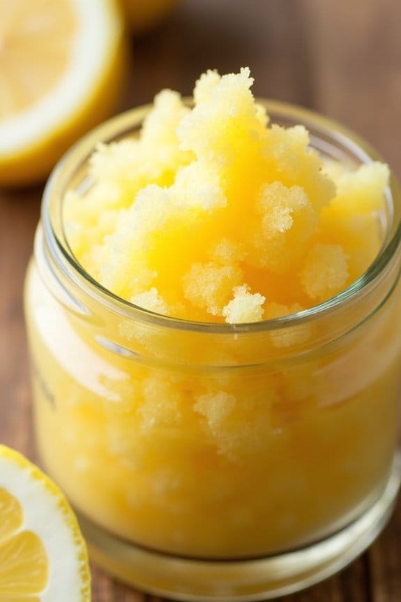 lemon sugar scrub recipe