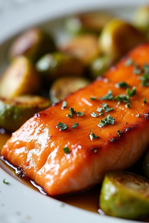 maple glazed salmon recipe
