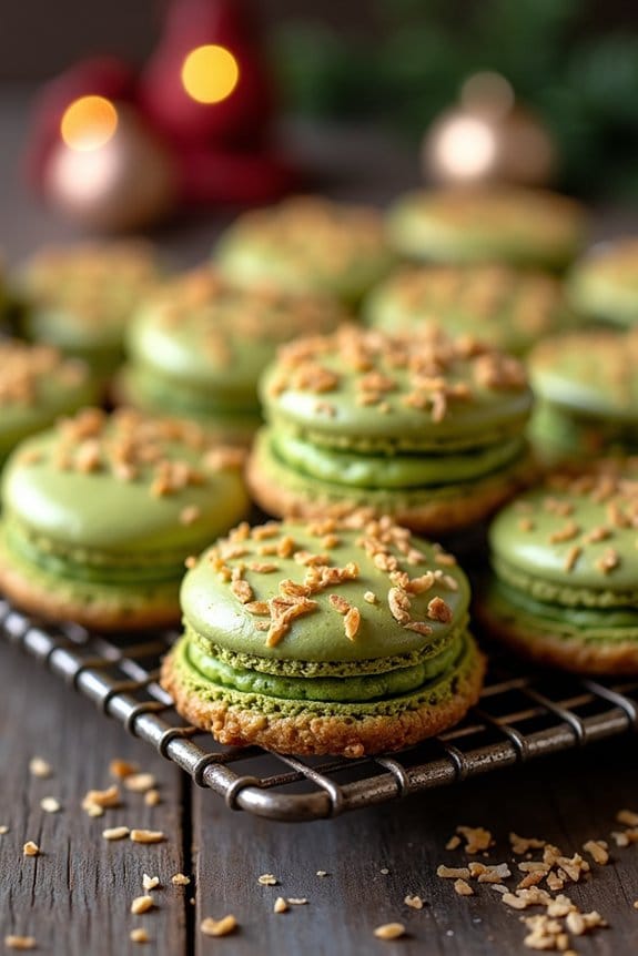 matcha coconut macaroons recipe