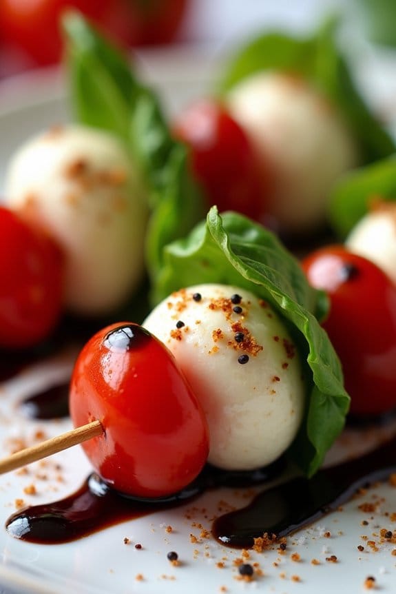 mini caprese skewers recipe