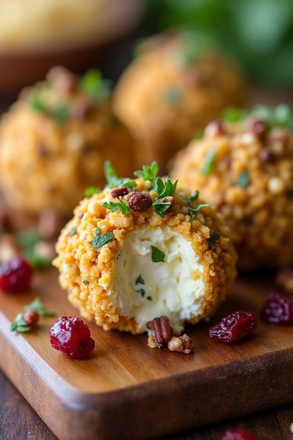 mini cheese ball bites