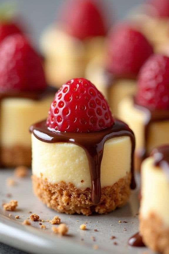 miniature cheesecake bite recipe