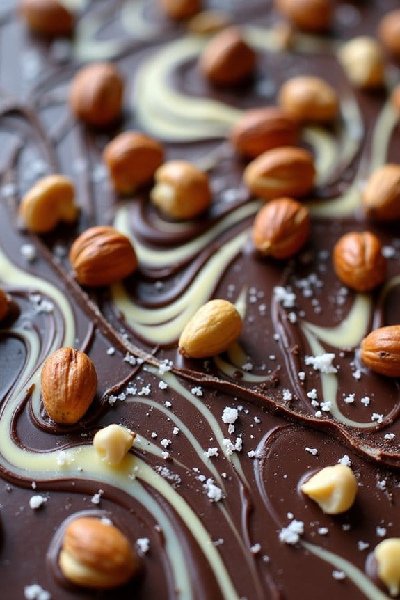 mocha hazelnut chocolate bark