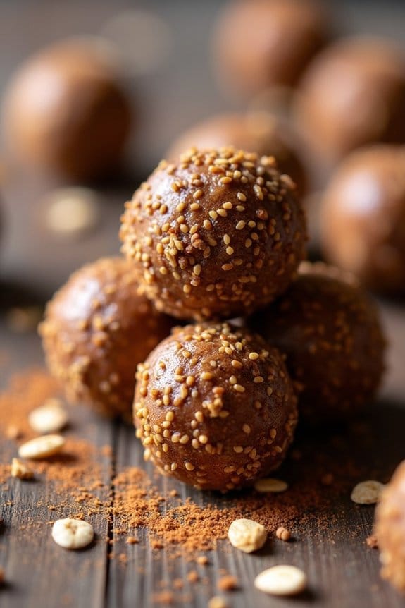 no bake holiday energy balls