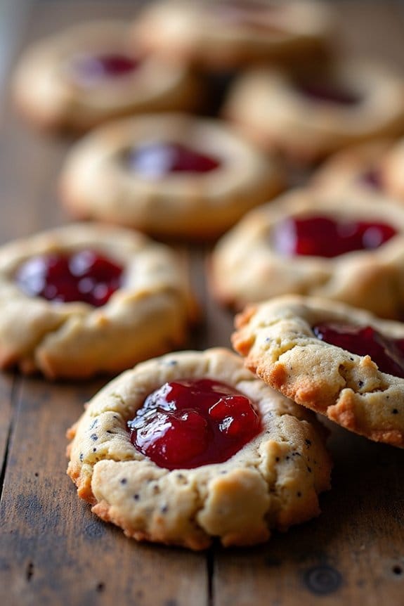 nutritious holiday thumbprint cookies