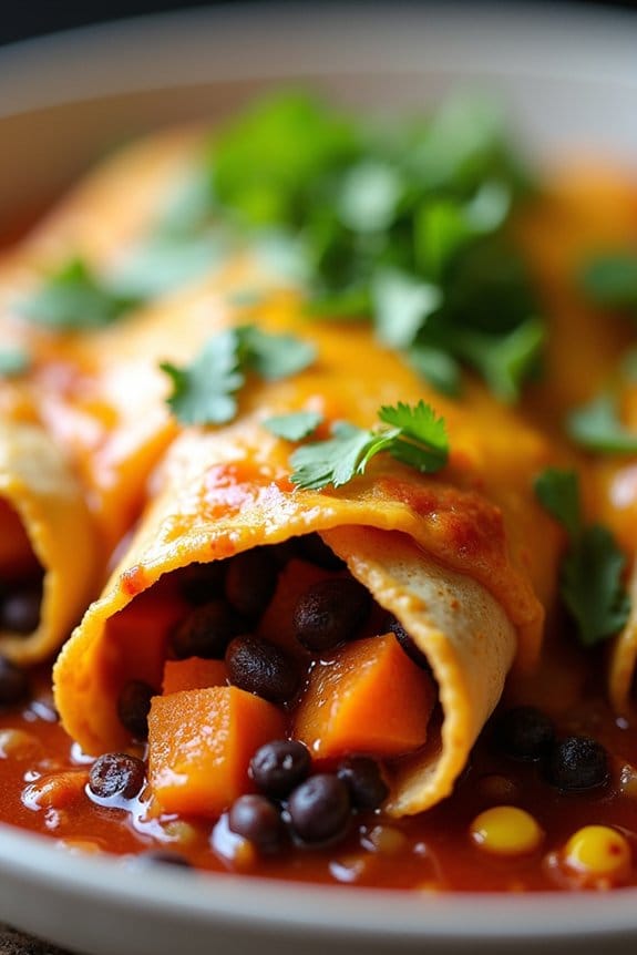 nutritious vegetarian enchiladas recipe
