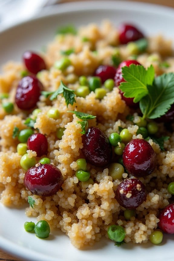 nutty cranberry pistachio stuffing