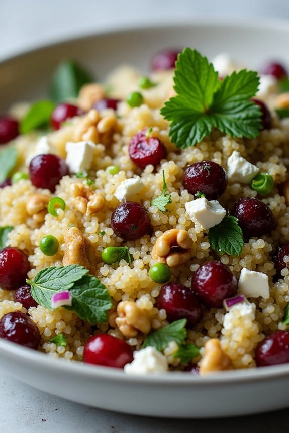 nutty vibrant holiday salad