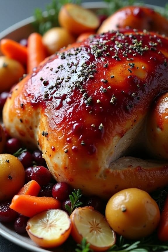 one pan turkey with glaze