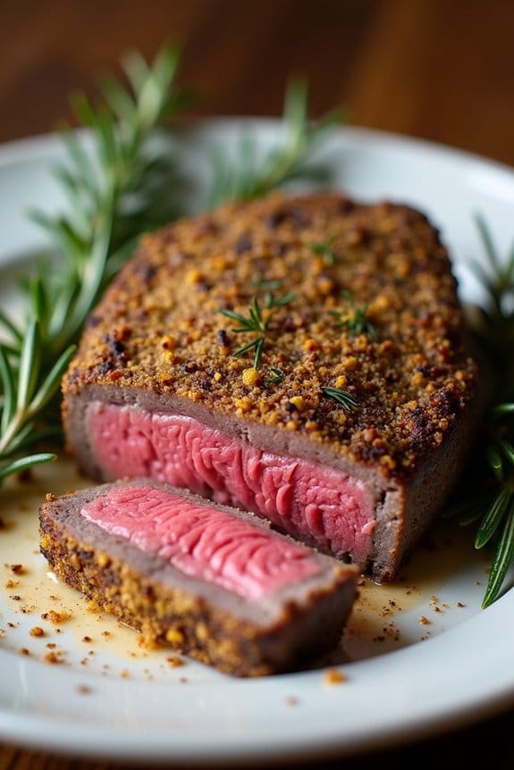 pepper crusted beef filet perfection