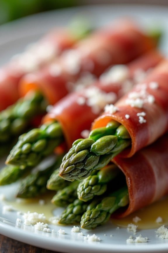 prosciutto wrapped asparagus appetizer