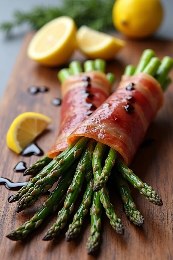 prosciutto wrapped asparagus appetizer