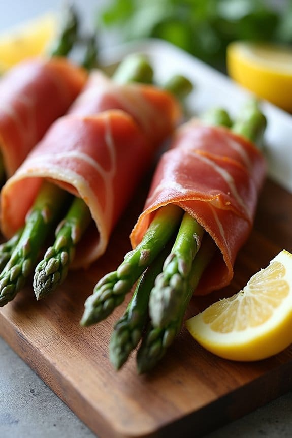 prosciutto wrapped asparagus bundles recipe