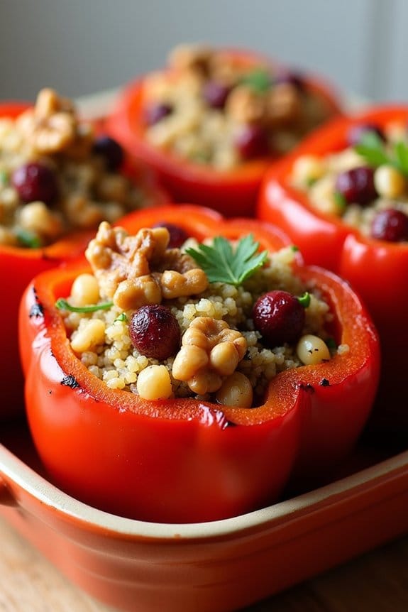 quinoa stuffed bell peppers