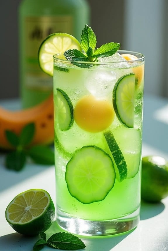 revitalizing cucumber melon punch