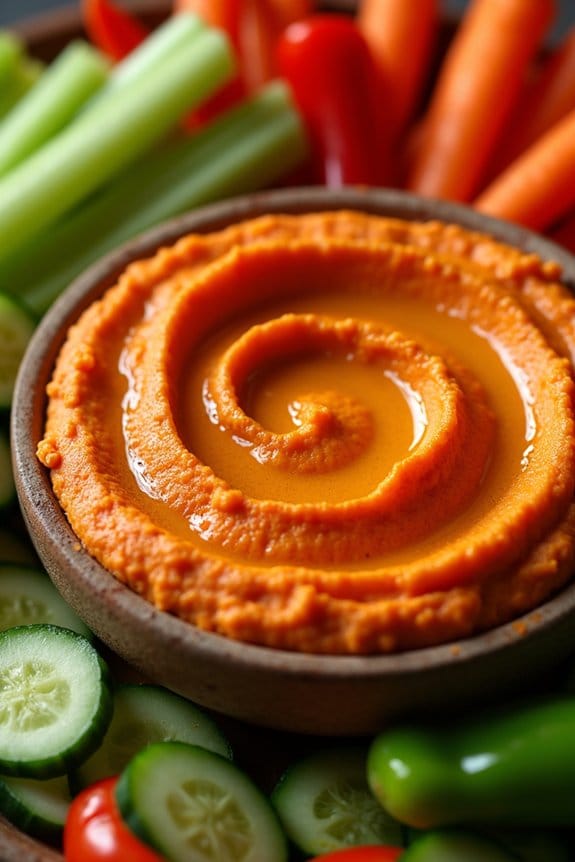 roasted red pepper hummus