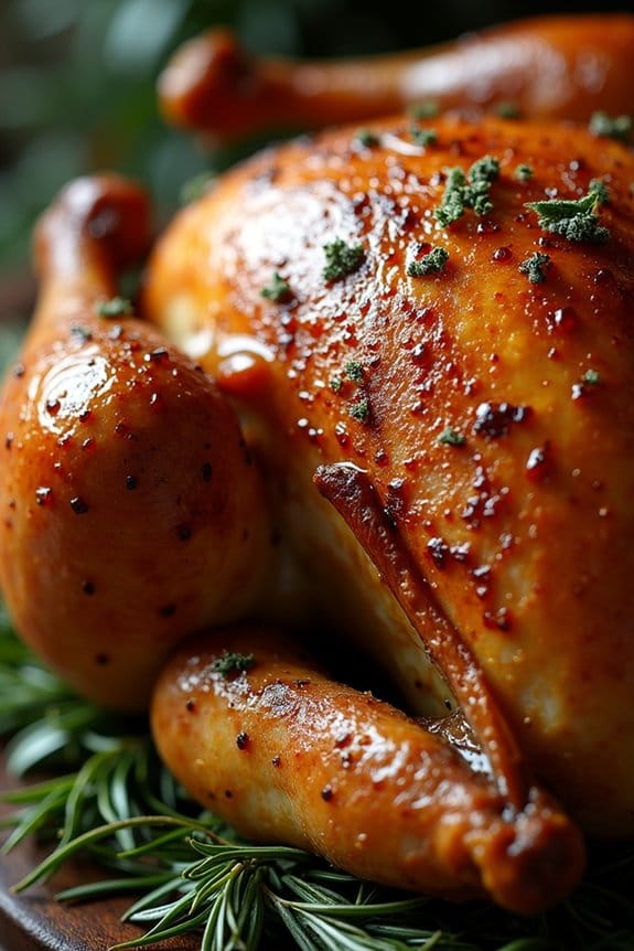 roasted turkey with sage butter