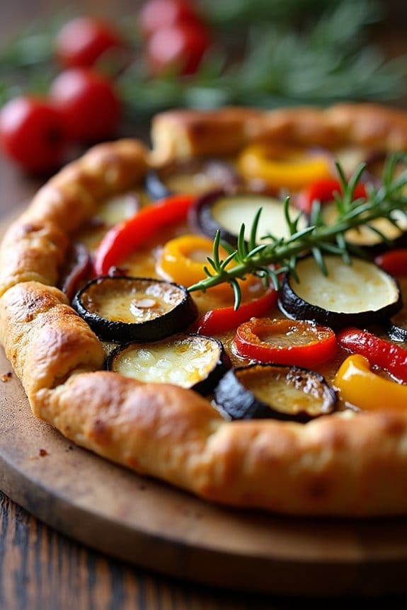 roasted vegetable tart elegance
