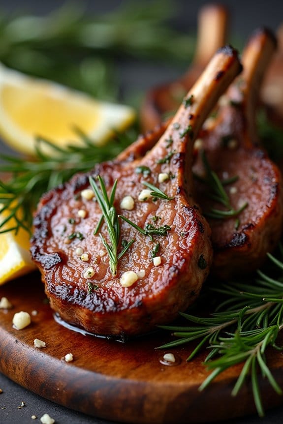 rosemary garlic marinated lamb
