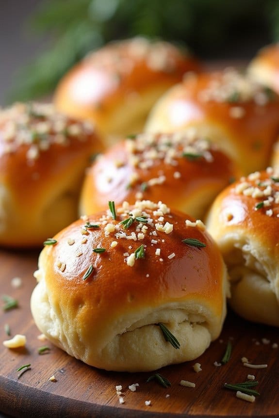 rosemary parmesan dinner rolls