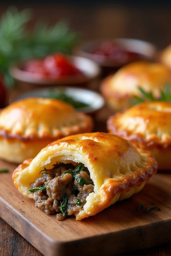 savory festive pie spread