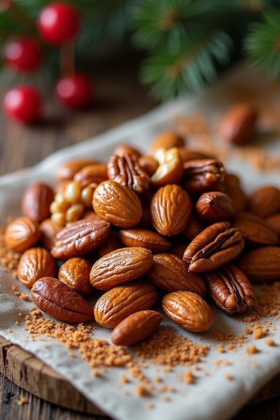 savory holiday spiced nuts