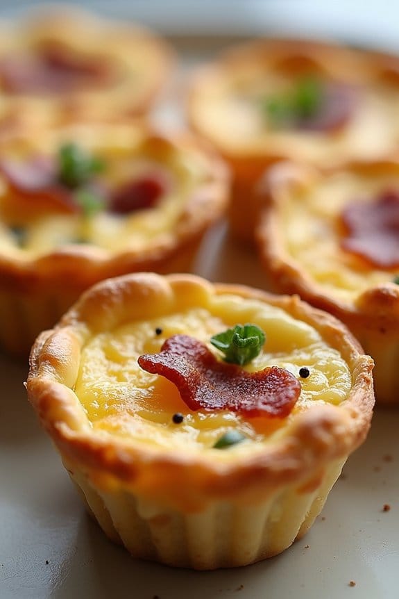 savory mini quiche appetizers