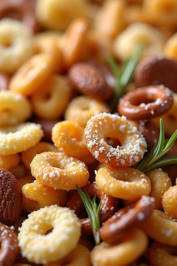 savory rosemary parmesan snack