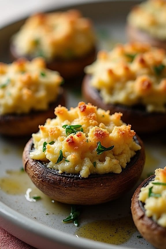 savory stuffed mushrooms appetizer