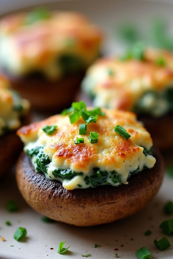 savory stuffed mushrooms recipe