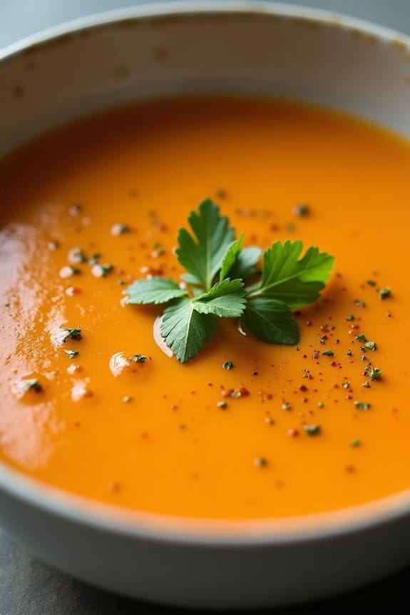 spiced sweet potato soup