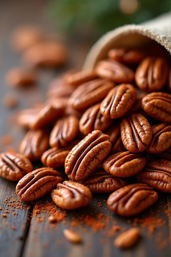 spicy maple pecan snack