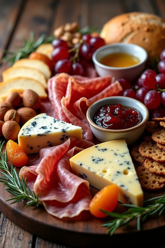 stylish charcuterie board creation