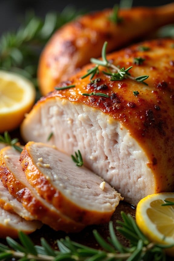 succulent roast turkey breast