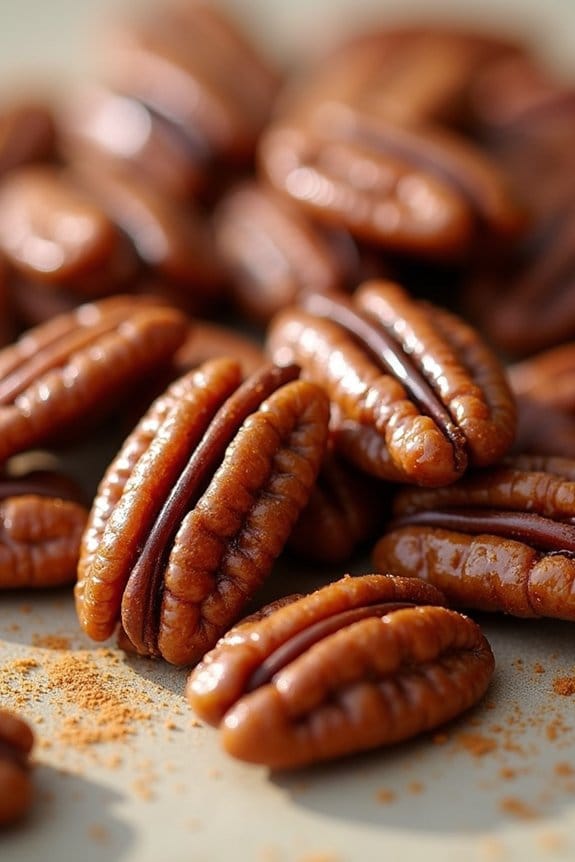 sweet and spicy pecans
