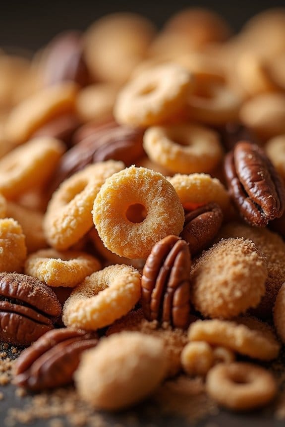 sweet crunchy holiday snack