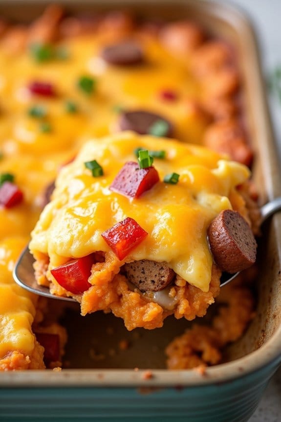 sweet potato turkey sausage casserole