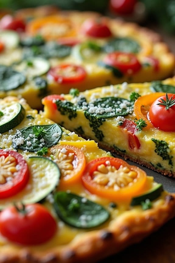 vegetable cheese frittata recipe